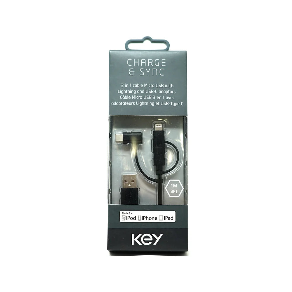 Charge & Sync 3 in 1 Apple