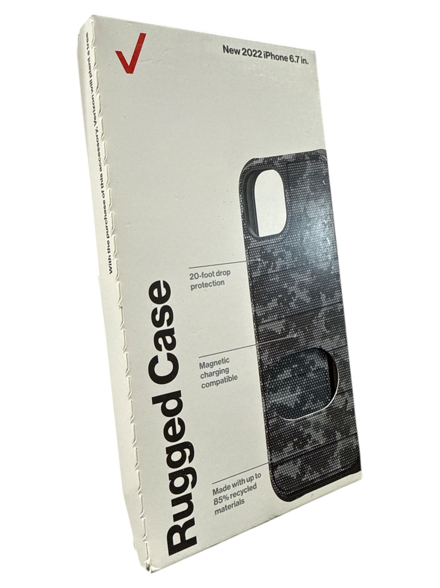 iPhone 14 Pro Verizon Rugged Case (Gray Camo)