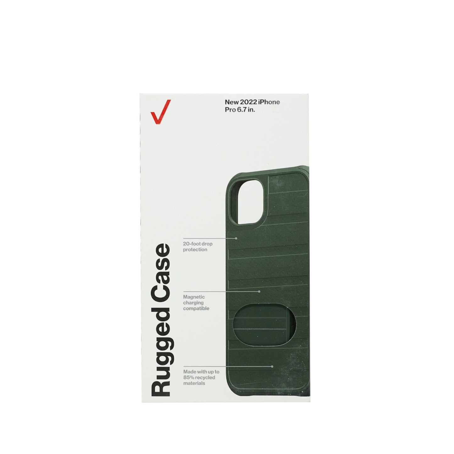 New 2022 iphone Pro 6.7 in Rugged Case Olive image 1