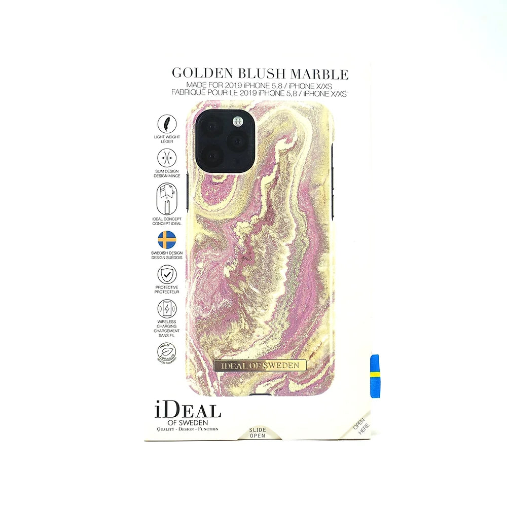 Iphone Cover Golden Blush Marble